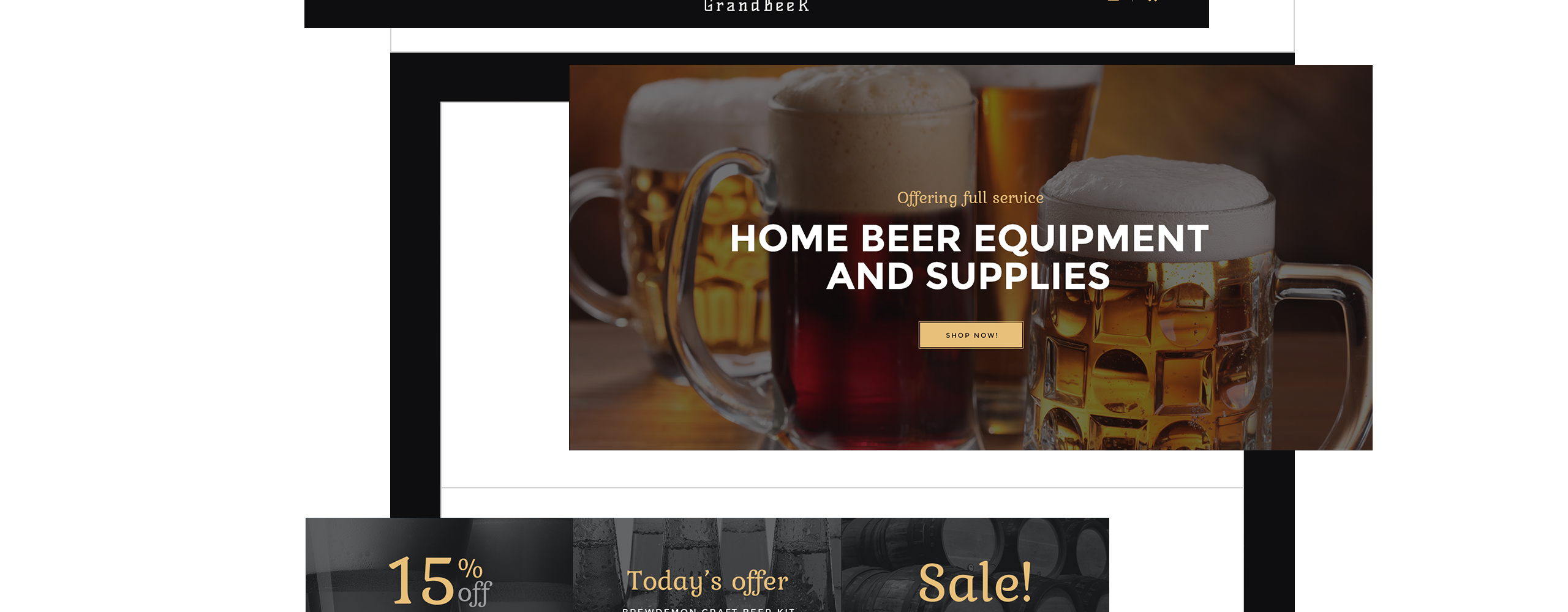 тема grandbeer prestashop