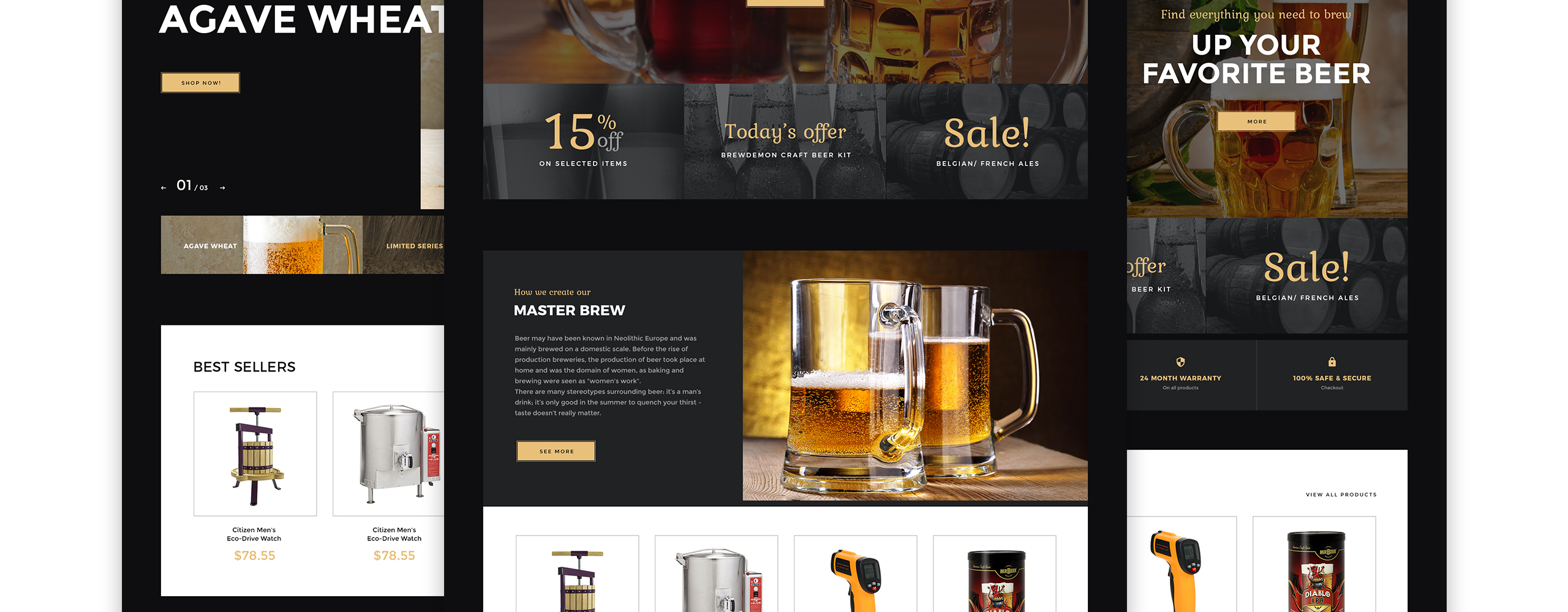 тема grandbeer prestashop
