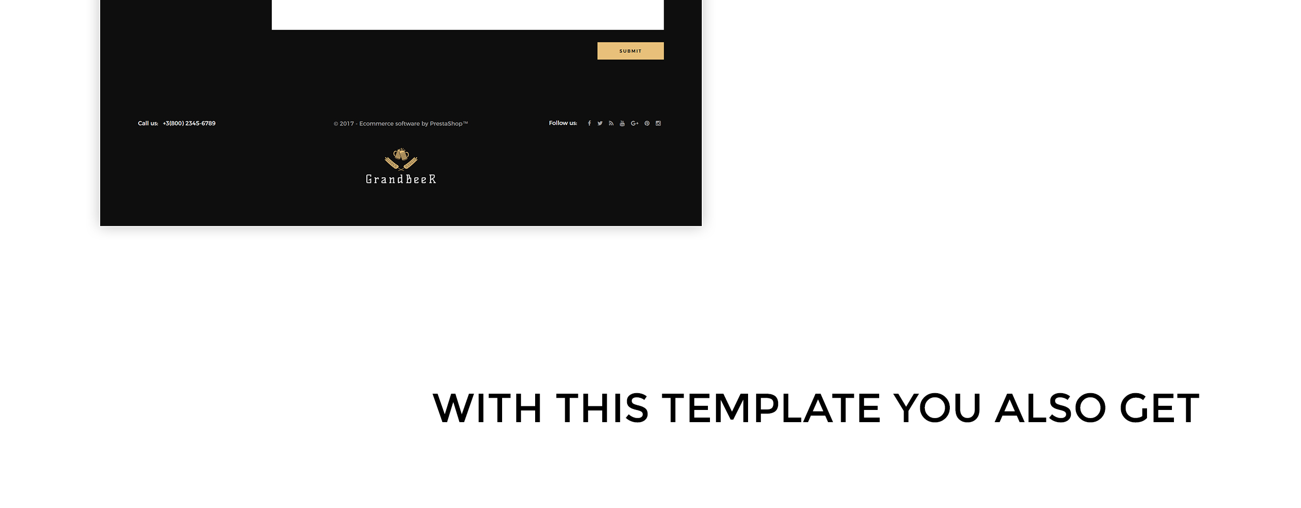 тема grandbeer prestashop