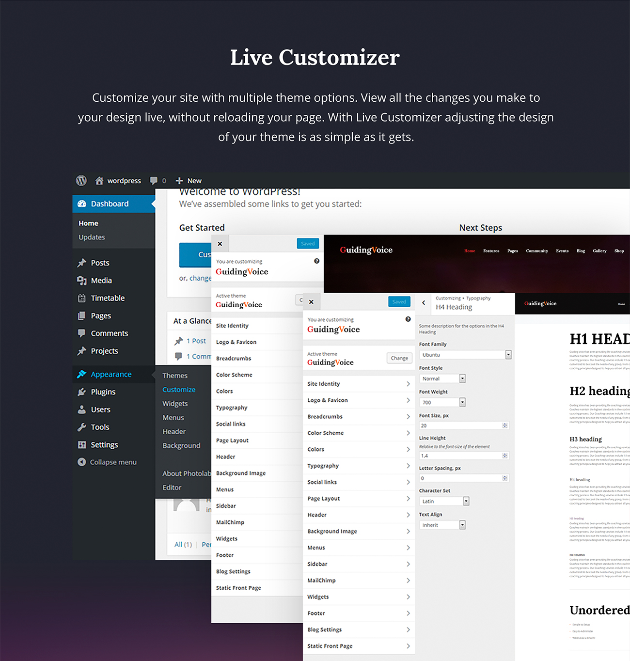 life coach wordpress тема
