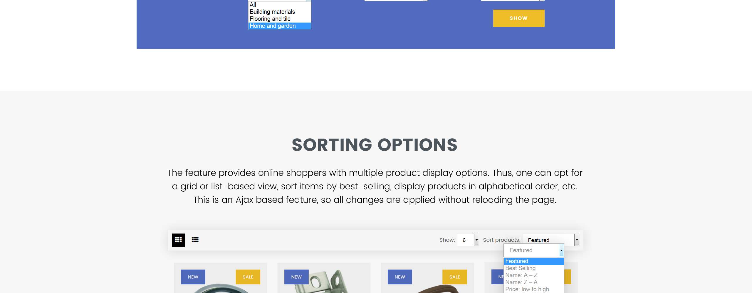 строительные материалы отзывчивая тема shopify