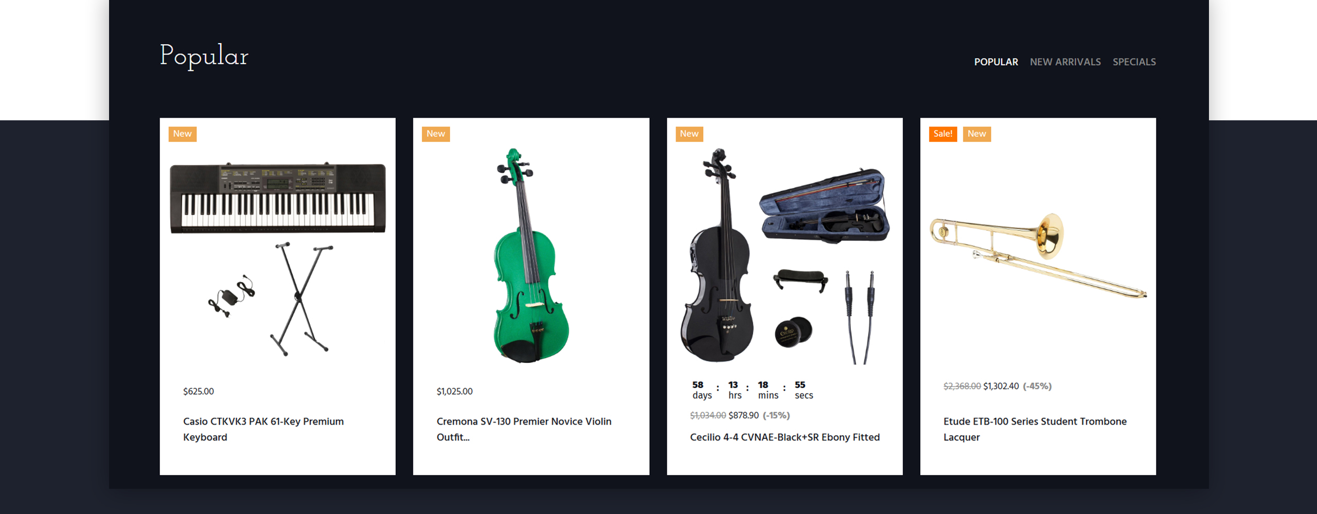 musicum prestashop тема