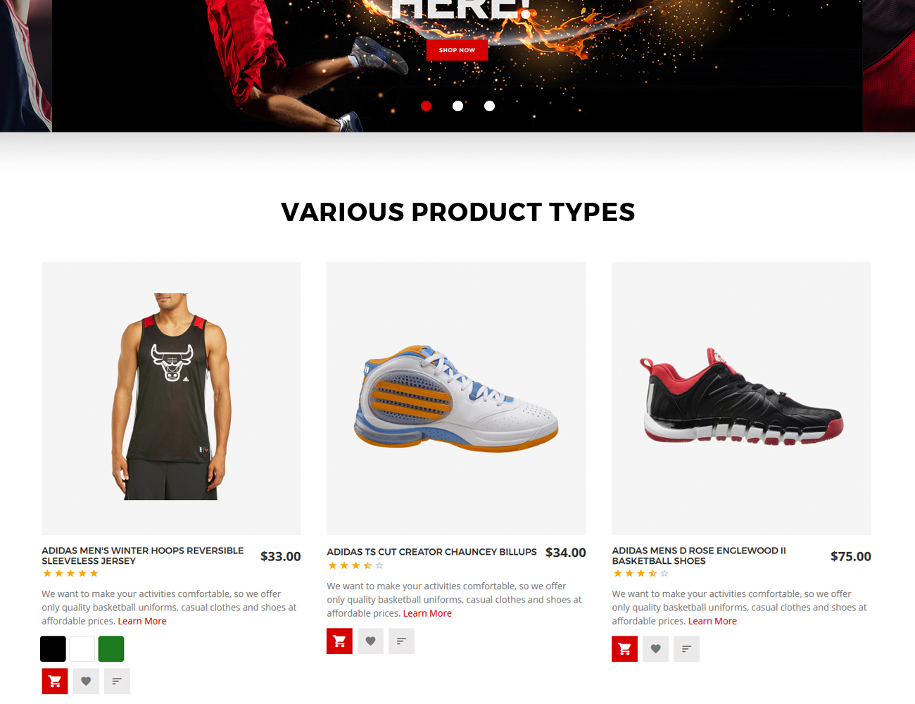 тема баскетбольного магазина magento