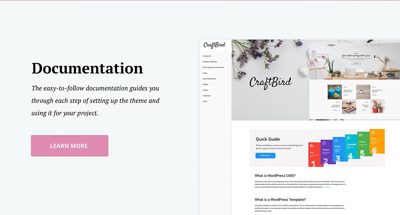 handmade artist personal blog wordpress theme