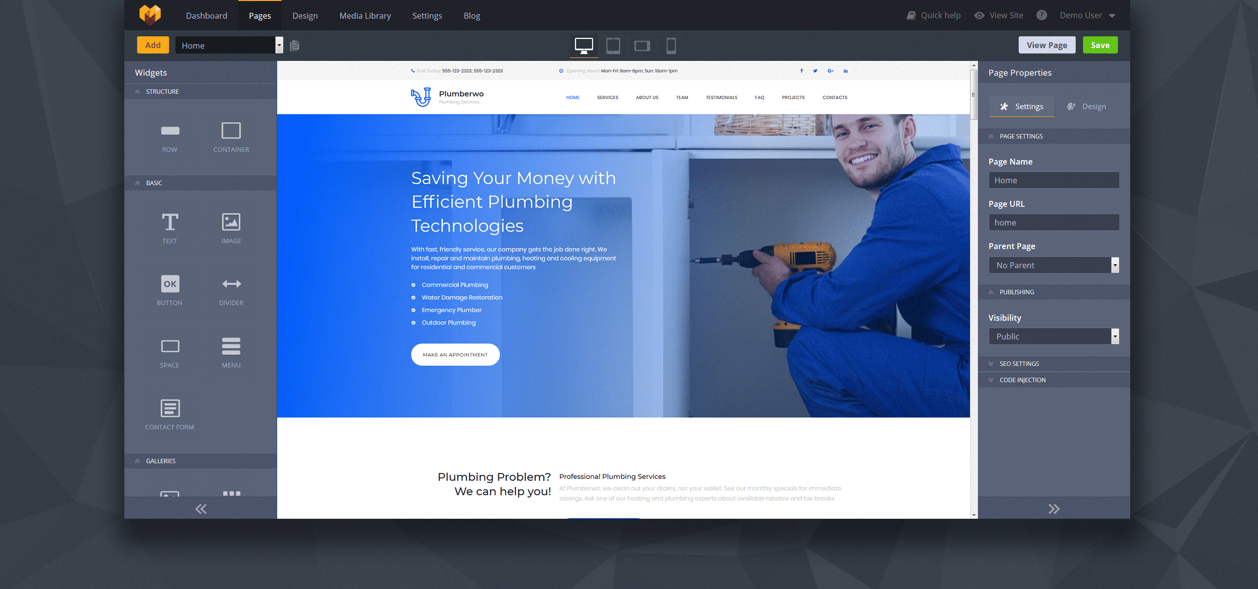 премиум шаблон moto cms 3