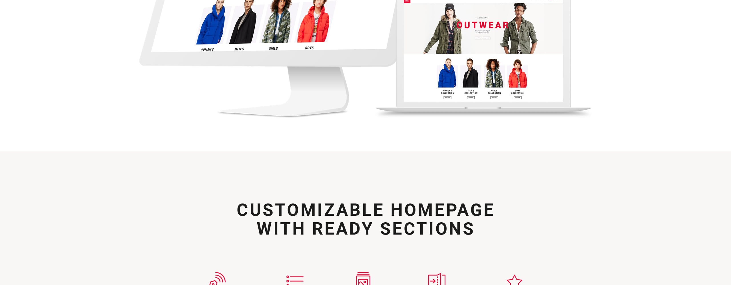 уличная одежда shopify тема
