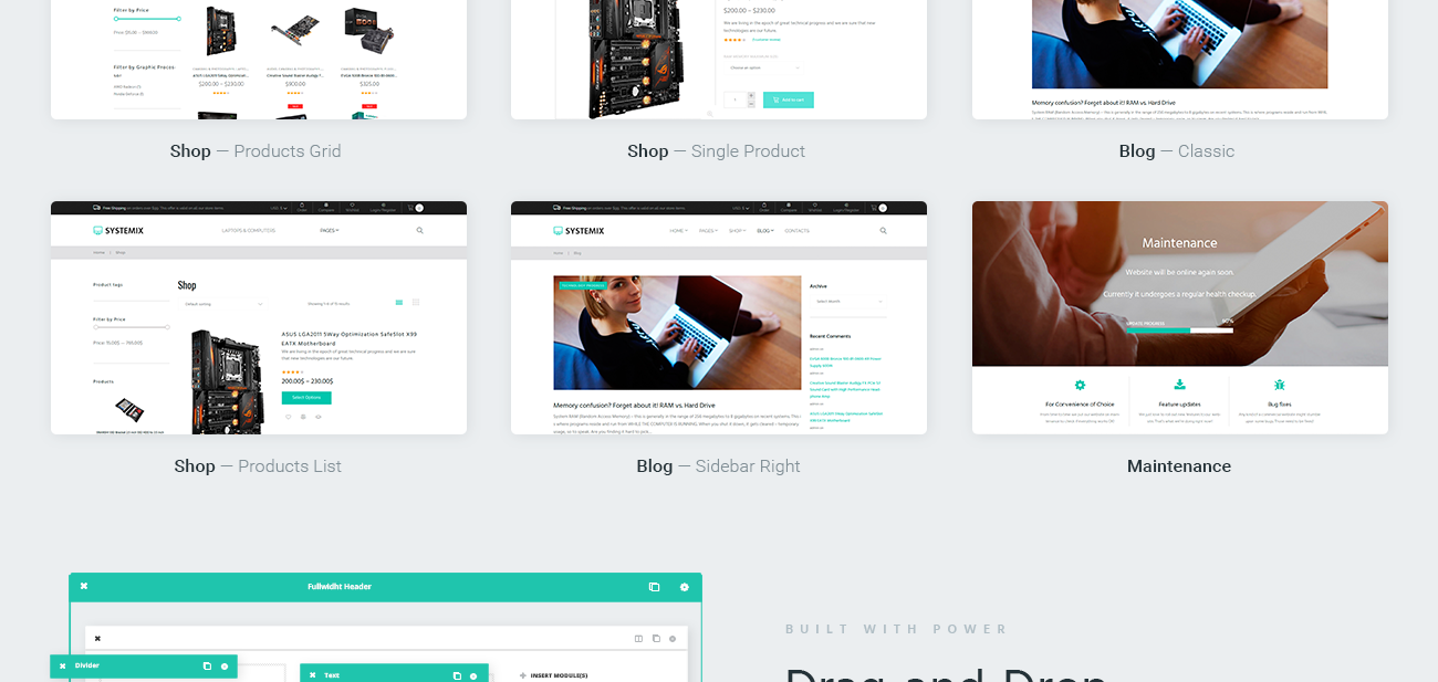 ремонт компьютеров тема woocommerce