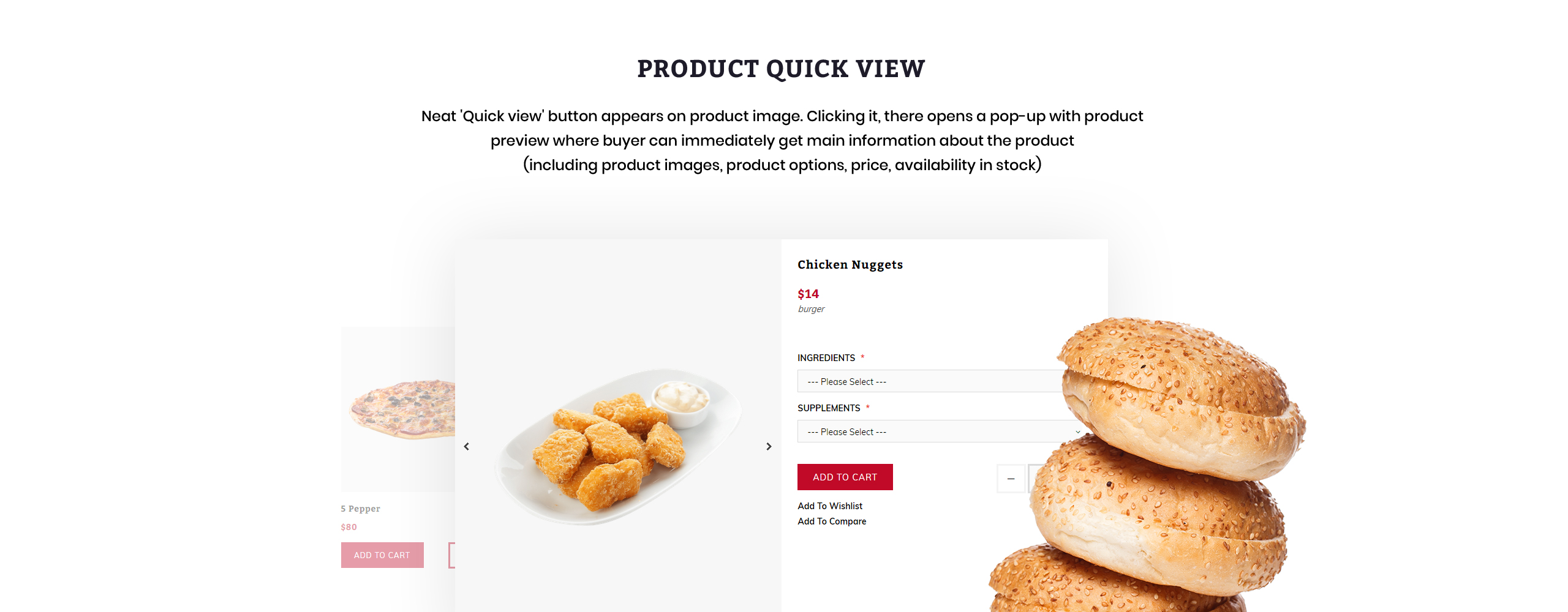 шаблон burger opencart