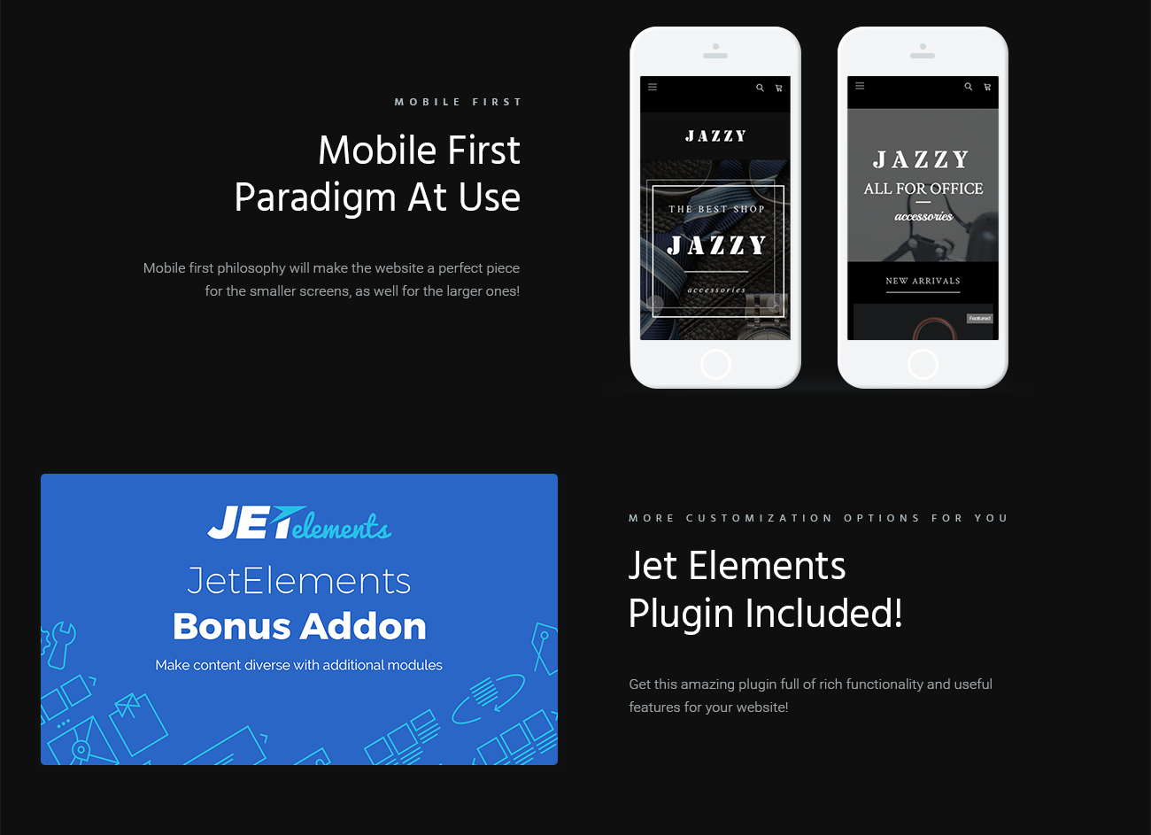 магазин мужских аксессуаров woocommerce theme