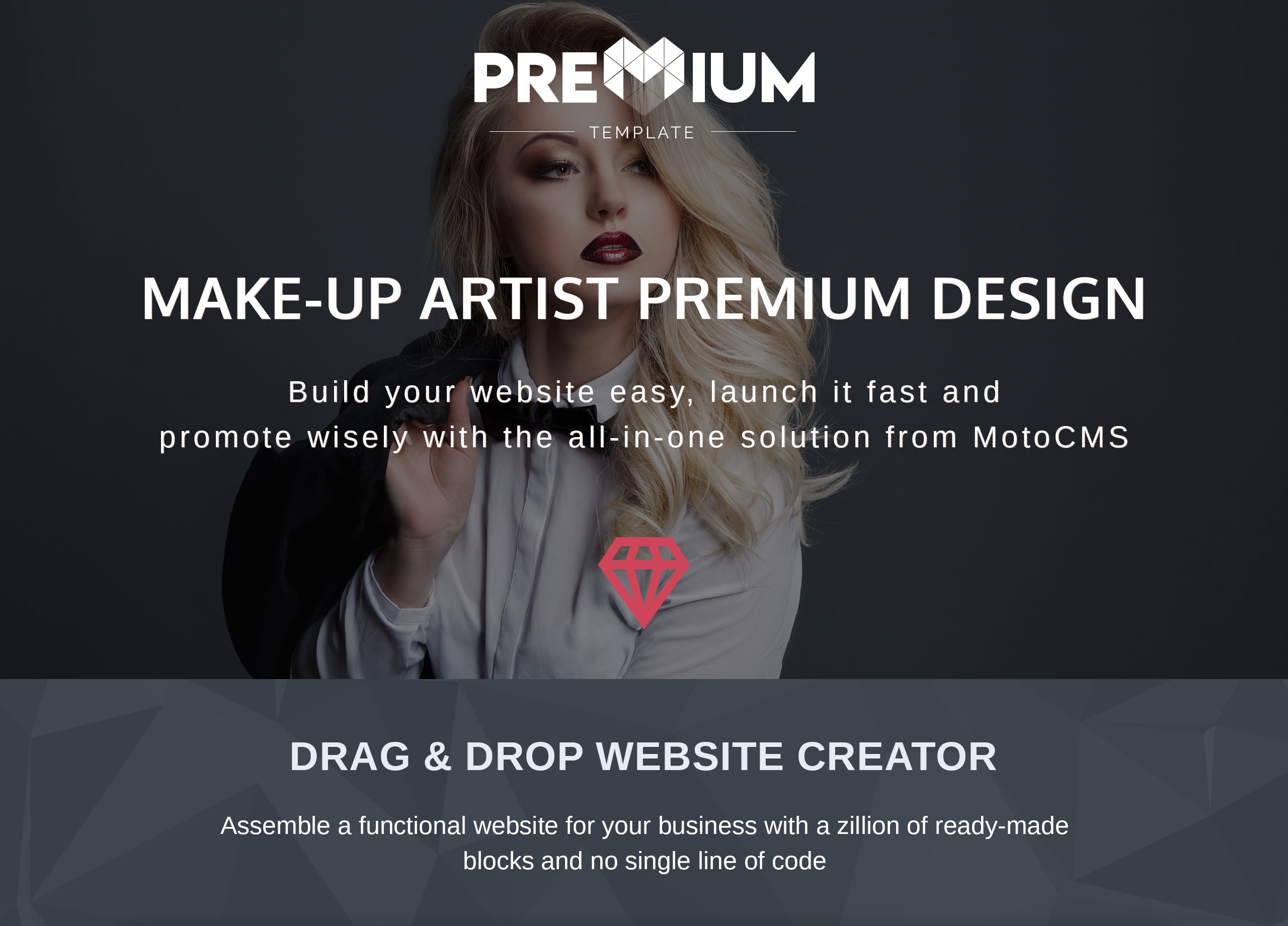 up artist premium moto cms 3 шаблон