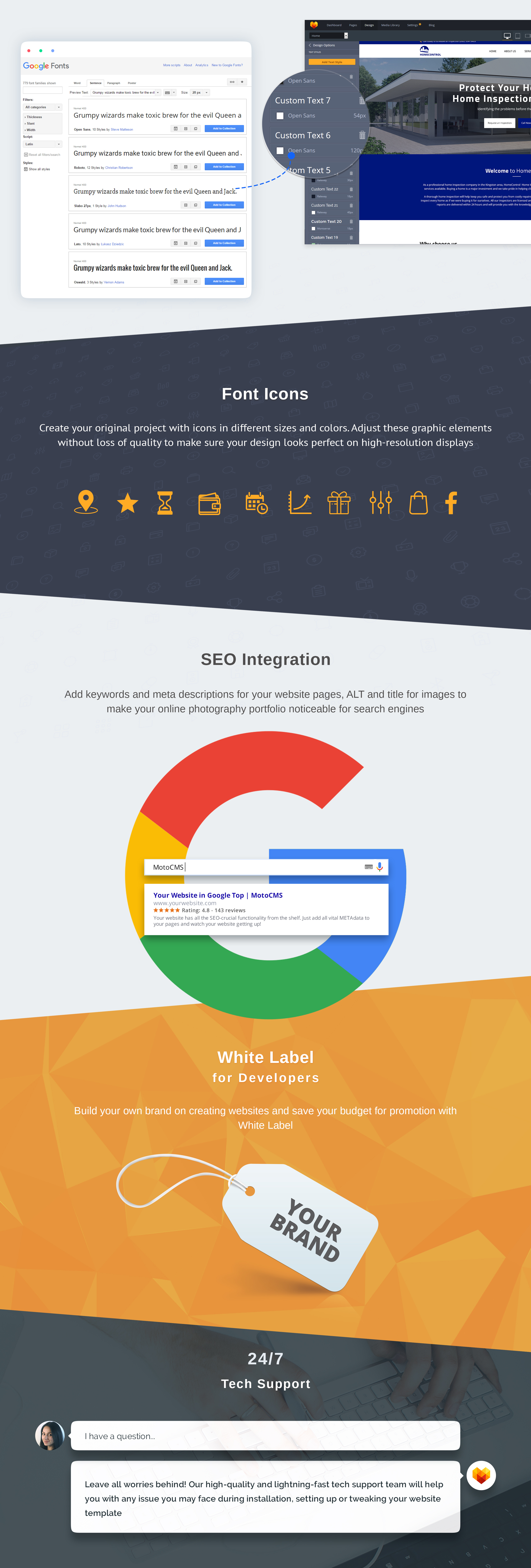 шаблон home inspection premium moto cms 3
