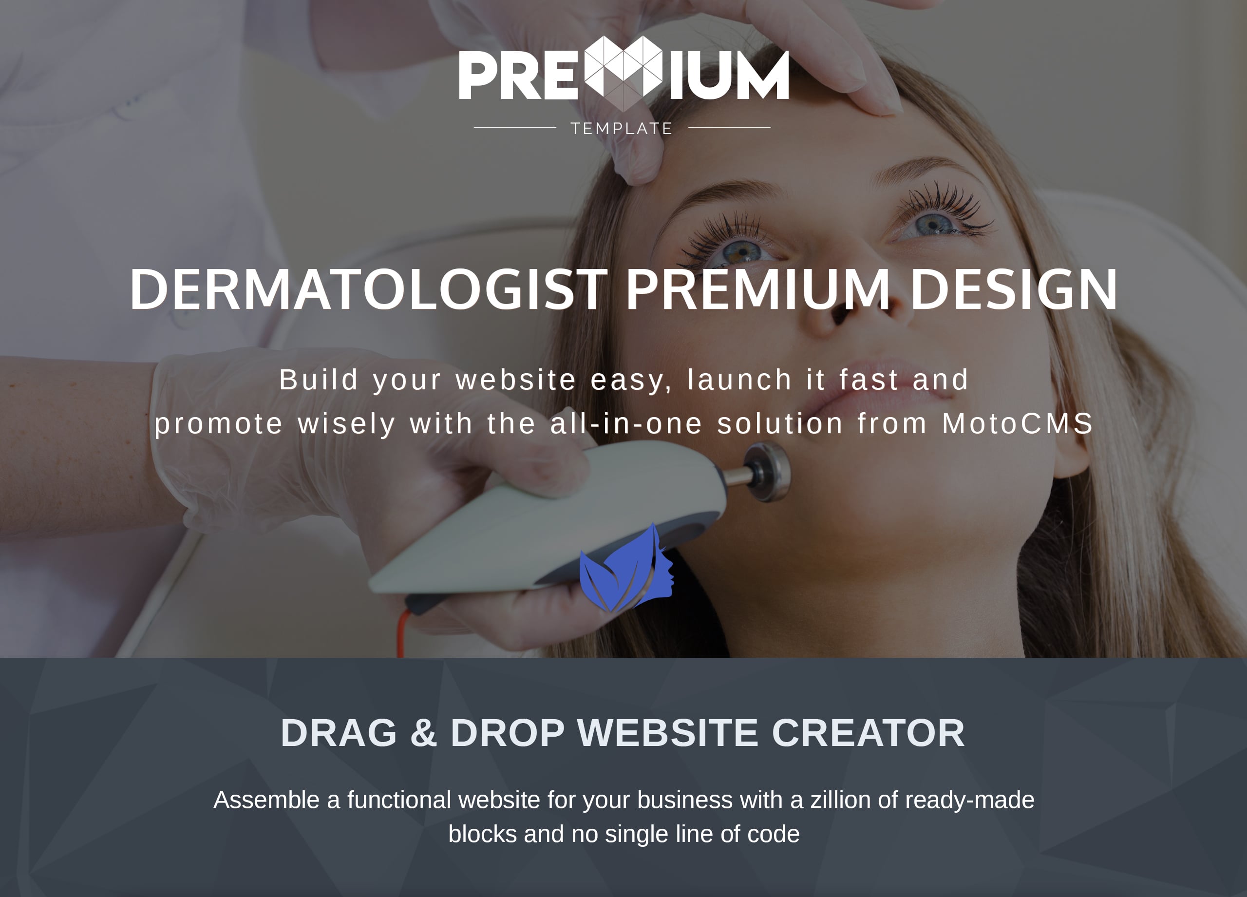 шаблон dermatologist clinic moto cms 3