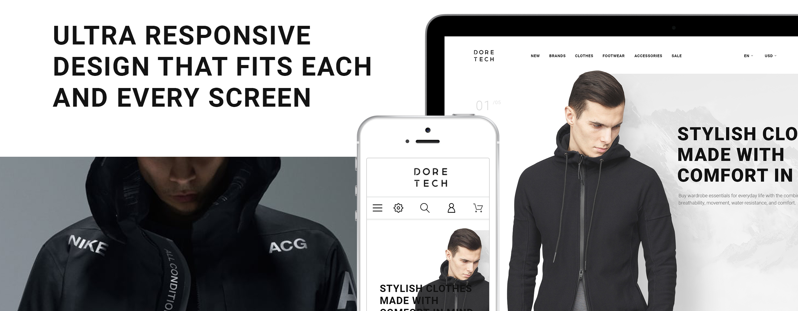 doretech 1.7 prestashop тема