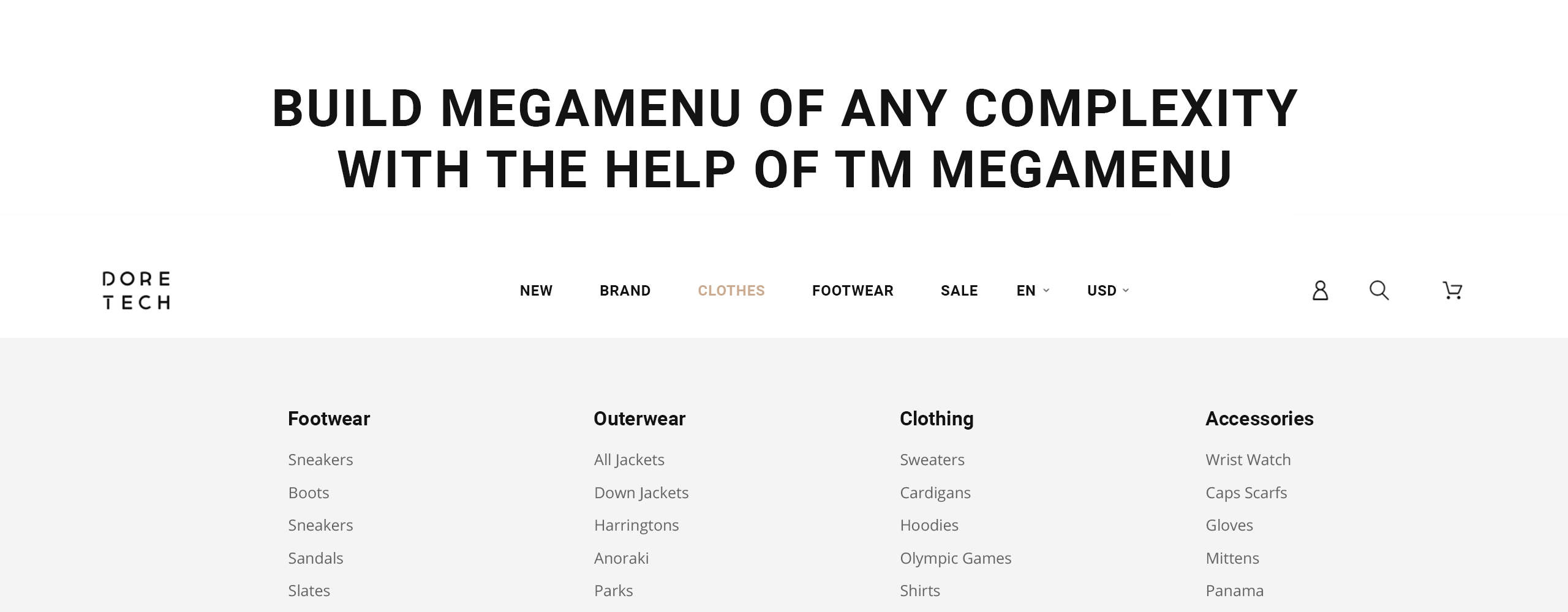 doretech 1.7 prestashop тема