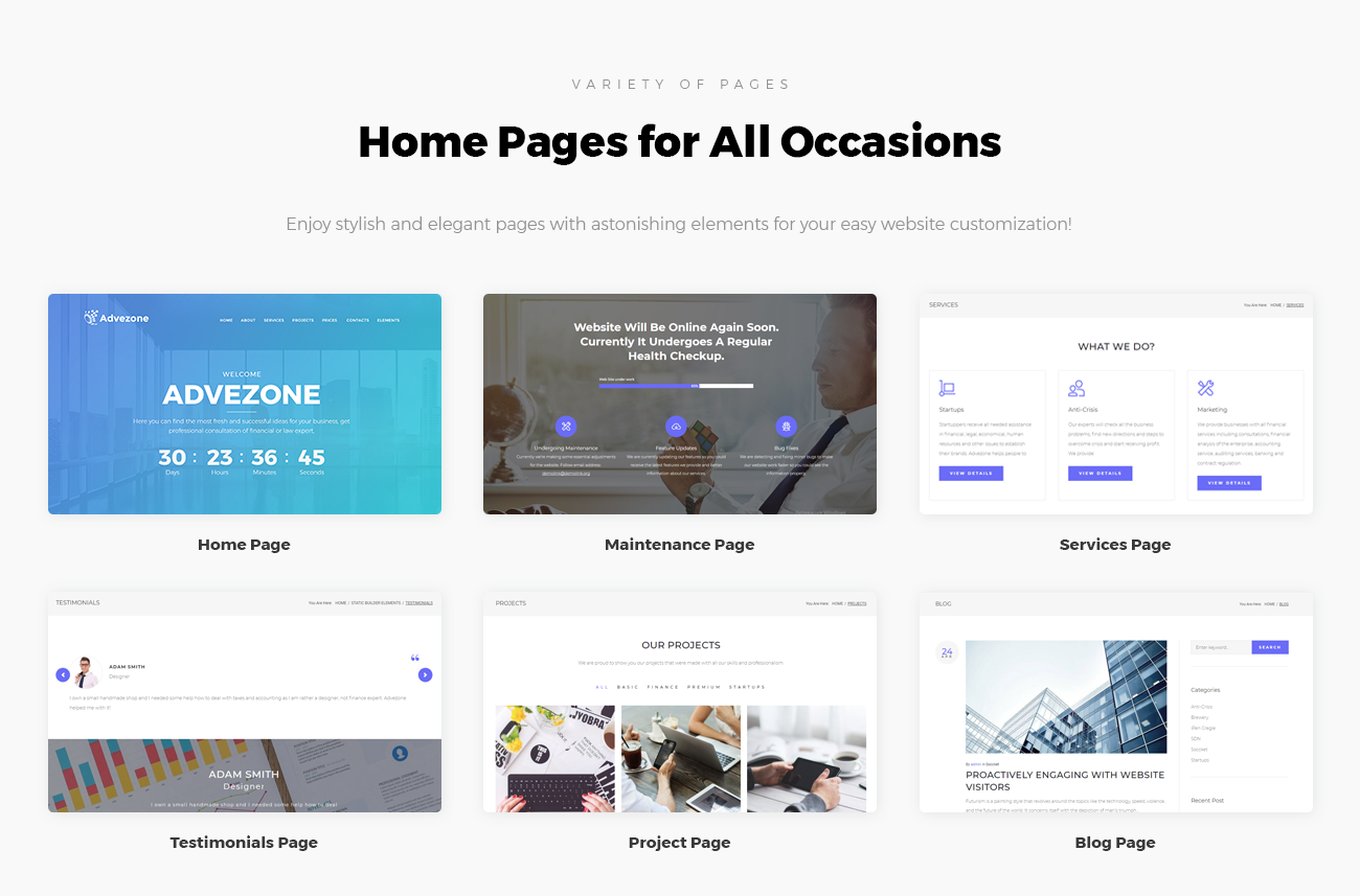 тема wordpress для финансового консультанта