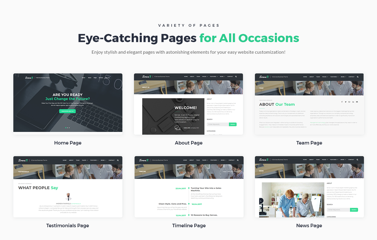 it услуги бизнес тема wordpress