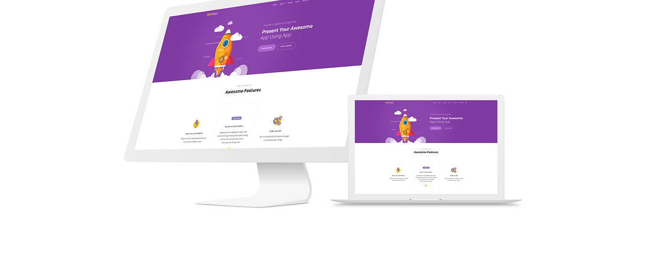 шаблон мобильного приложения joomla
