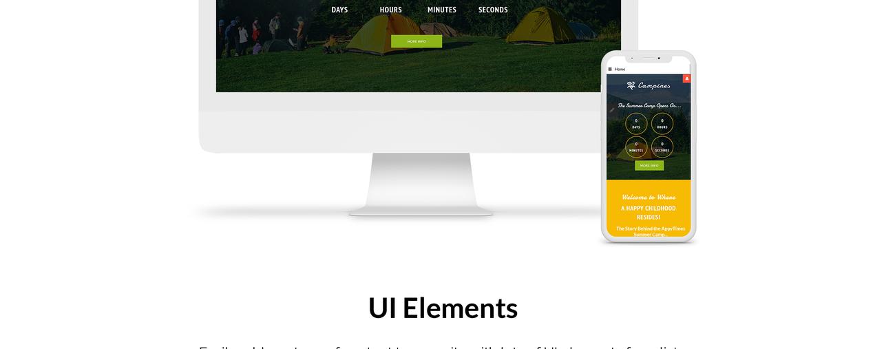 дети и подростки яркий летний лагерь joomla шаблон