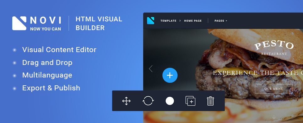 элегантный шаблон ресторана совместим с шаблоном целевой страницы novi builder