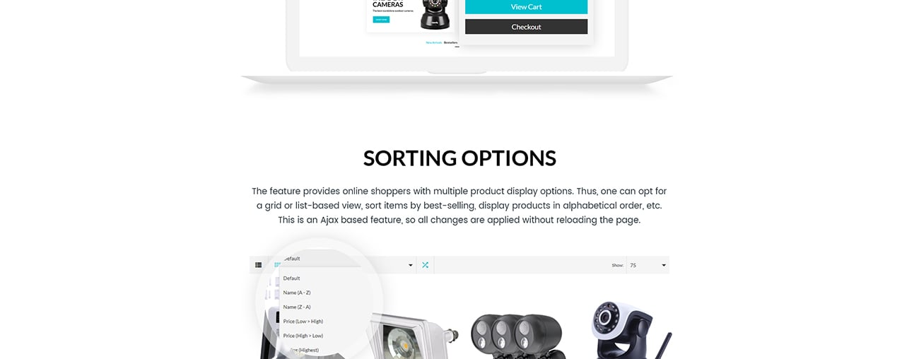 шаблон opencart продуктов безопасности