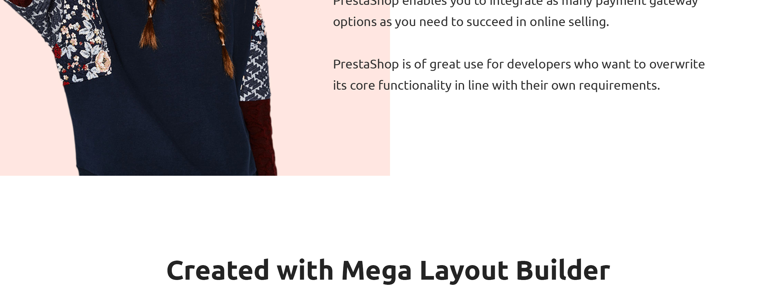 магазин одежды prestashop тема