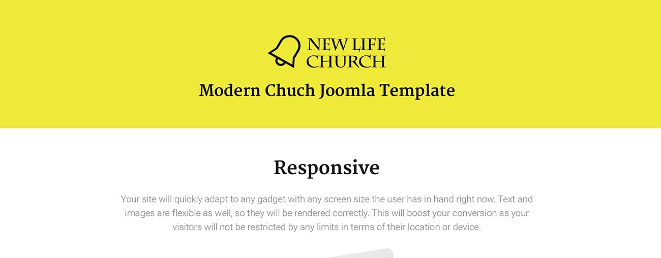 шаблон new life church joomla