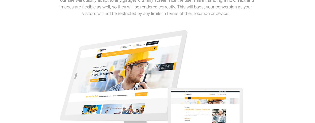 строительная компания joomla шаблон