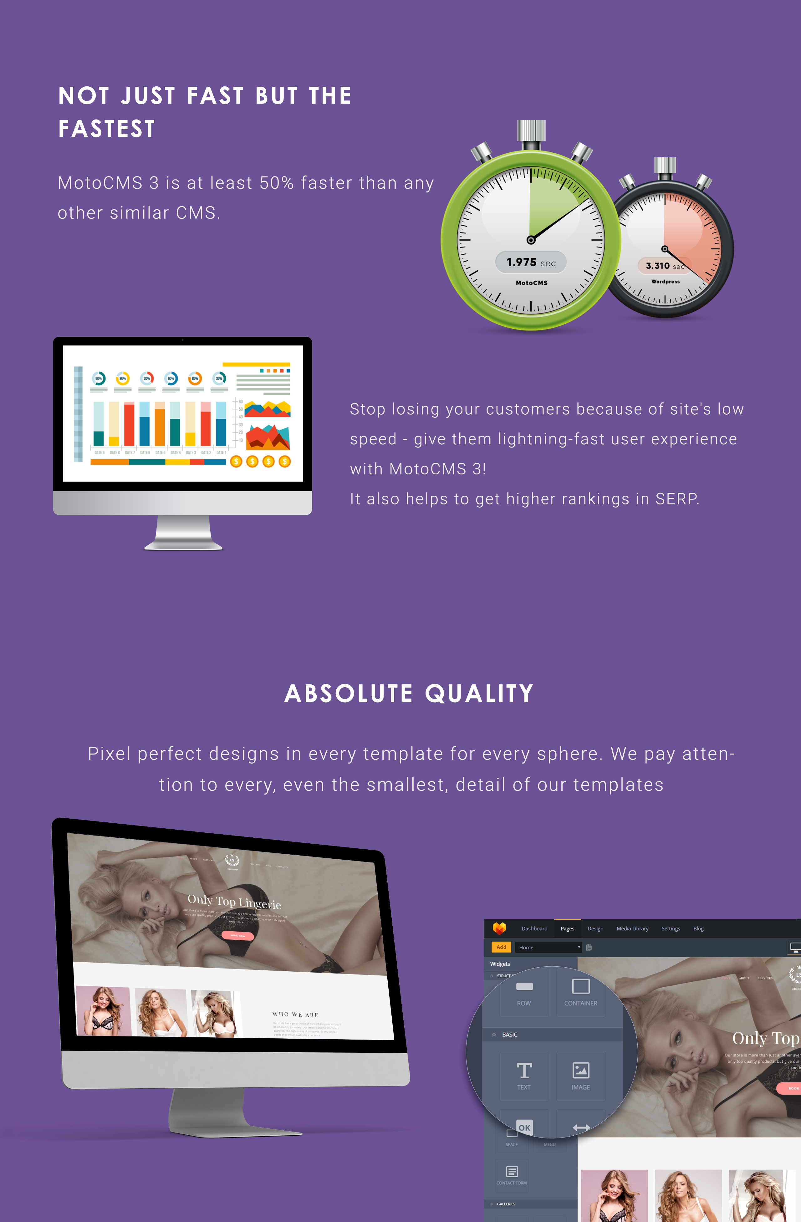 шаблон fashion lingerie moto cms 3