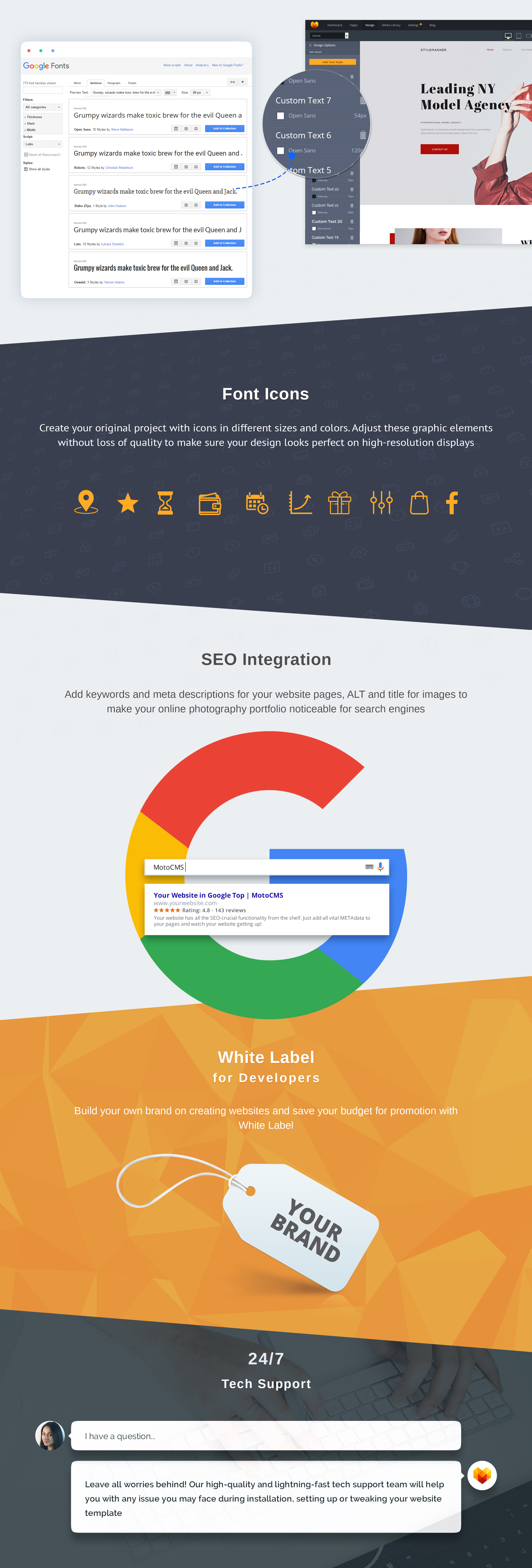 модельное агентство premium moto cms 3 шаблон