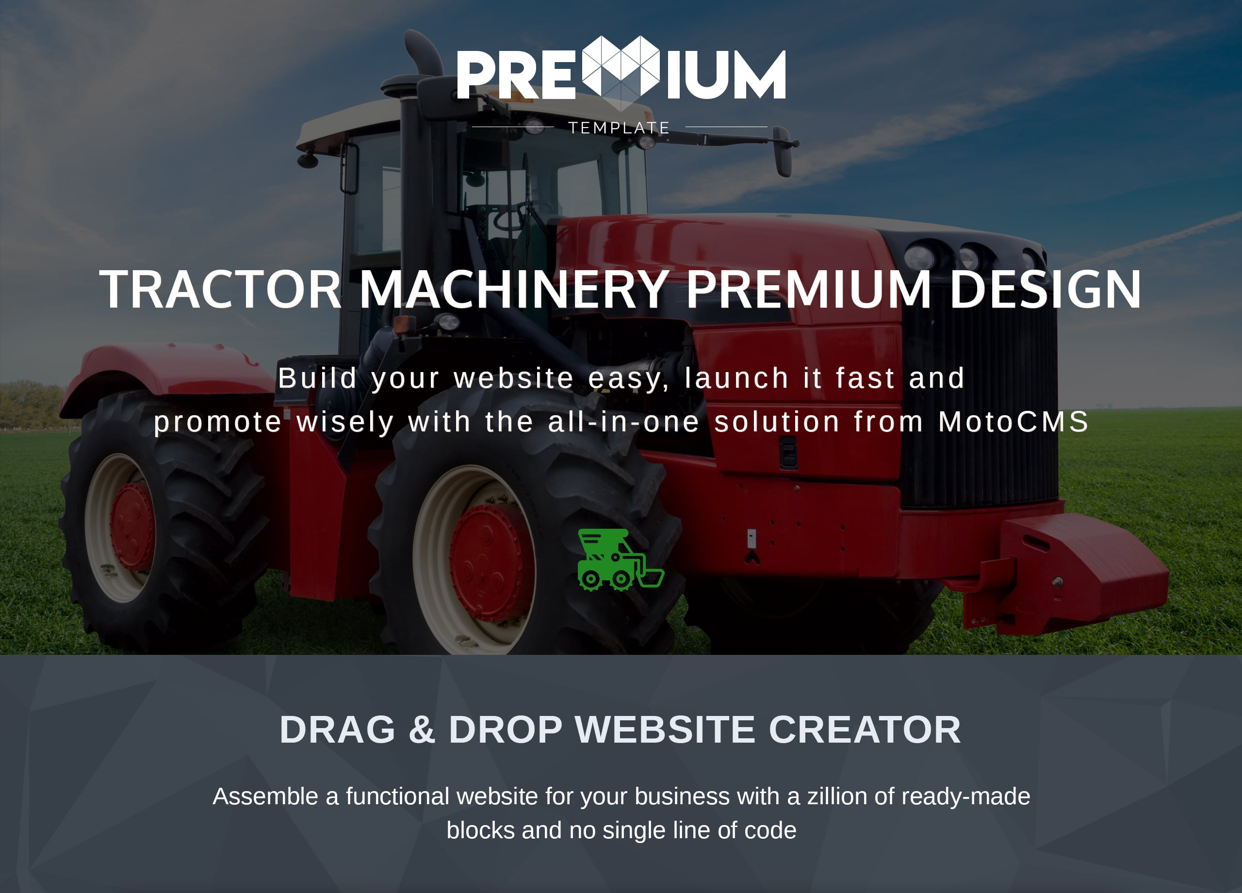 тракторная техника премиум moto cms 3 шаблон