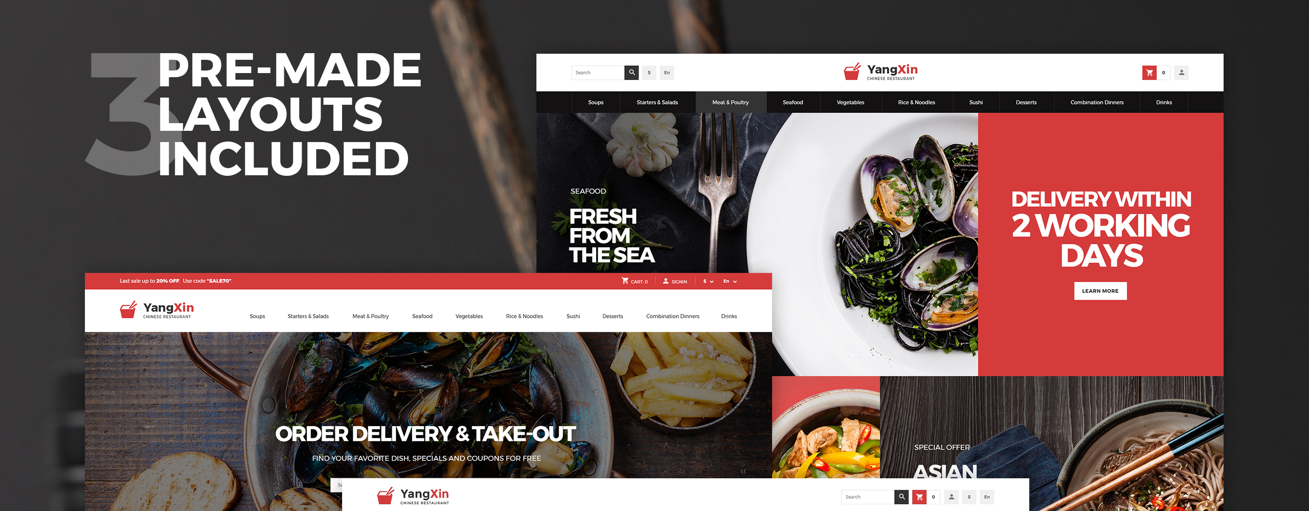 тема китайского ресторана prestashop