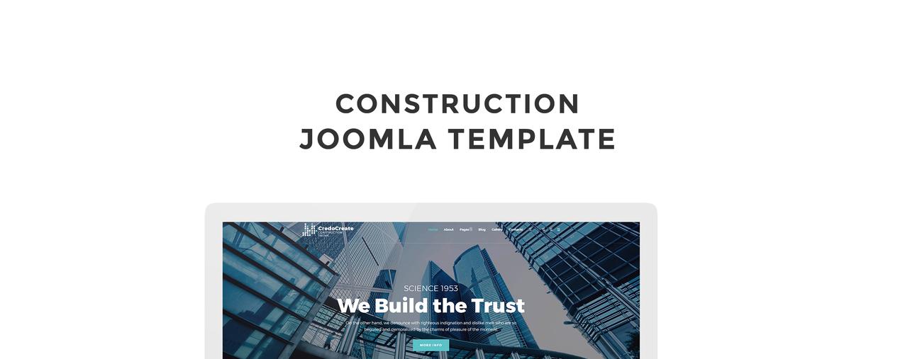 строительная компания clean joomla шаблон