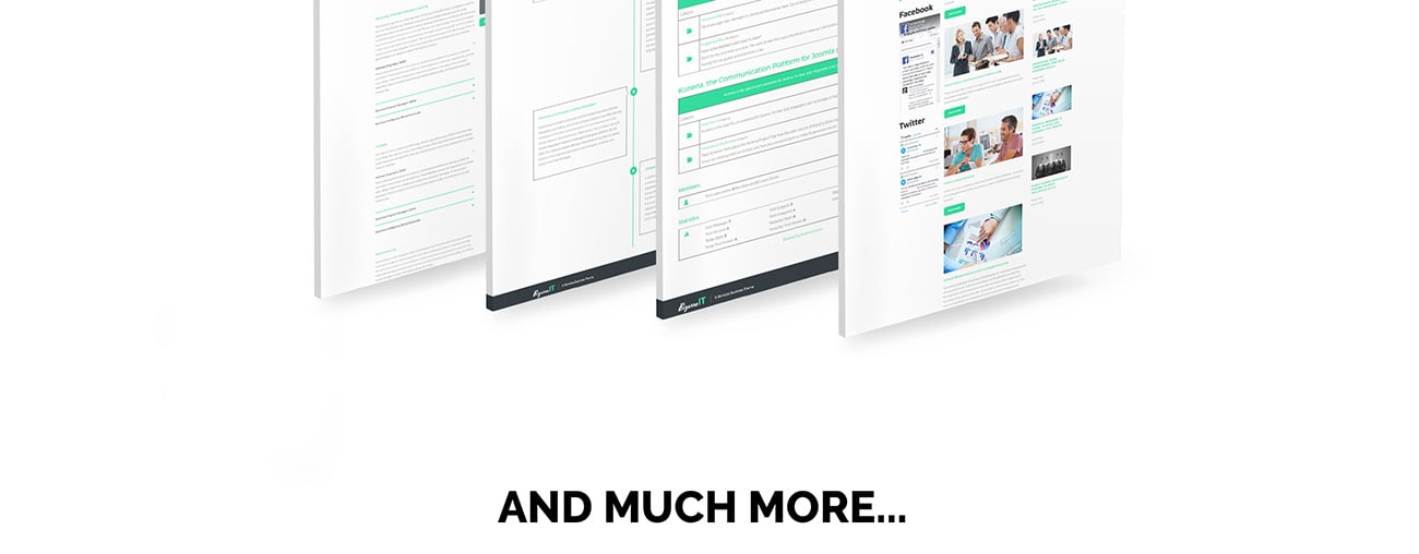 отзывчивый шаблон IT компании joomla
