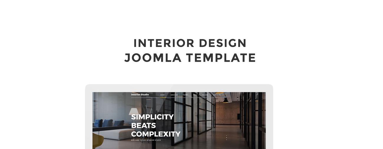 дизайн интерьера и строительство агентство joomla шаблон