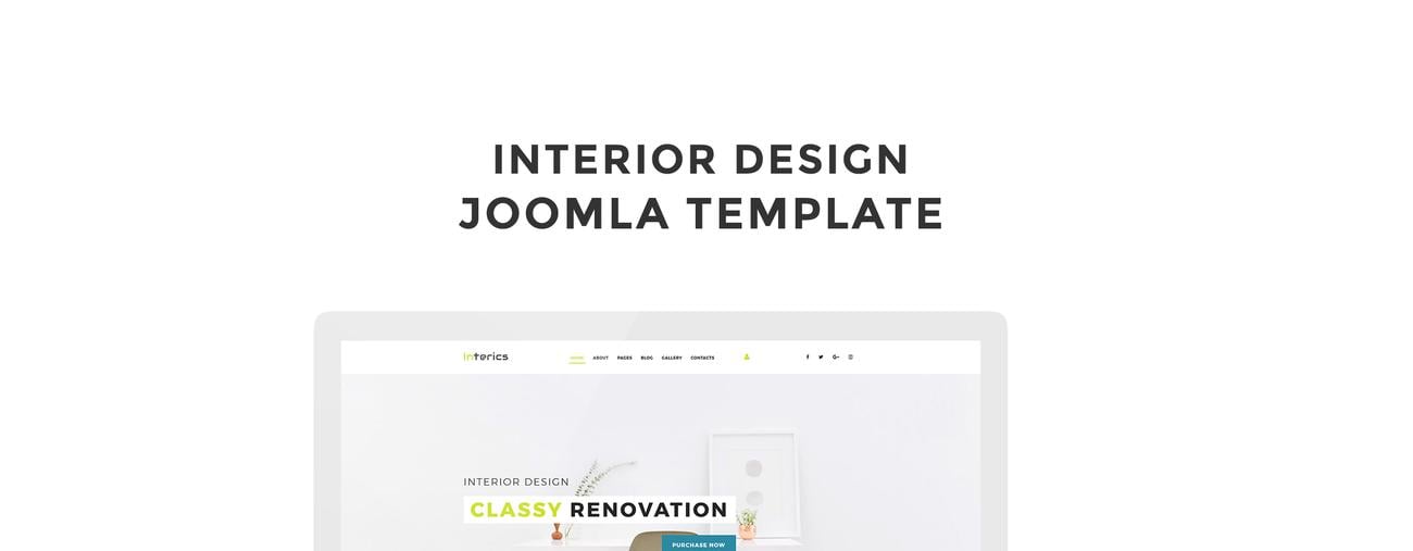 дизайн интерьера joomla шаблон