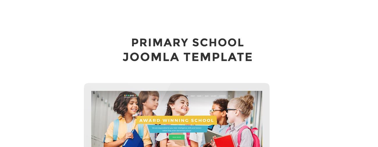 начальная школа современный шаблон joomla