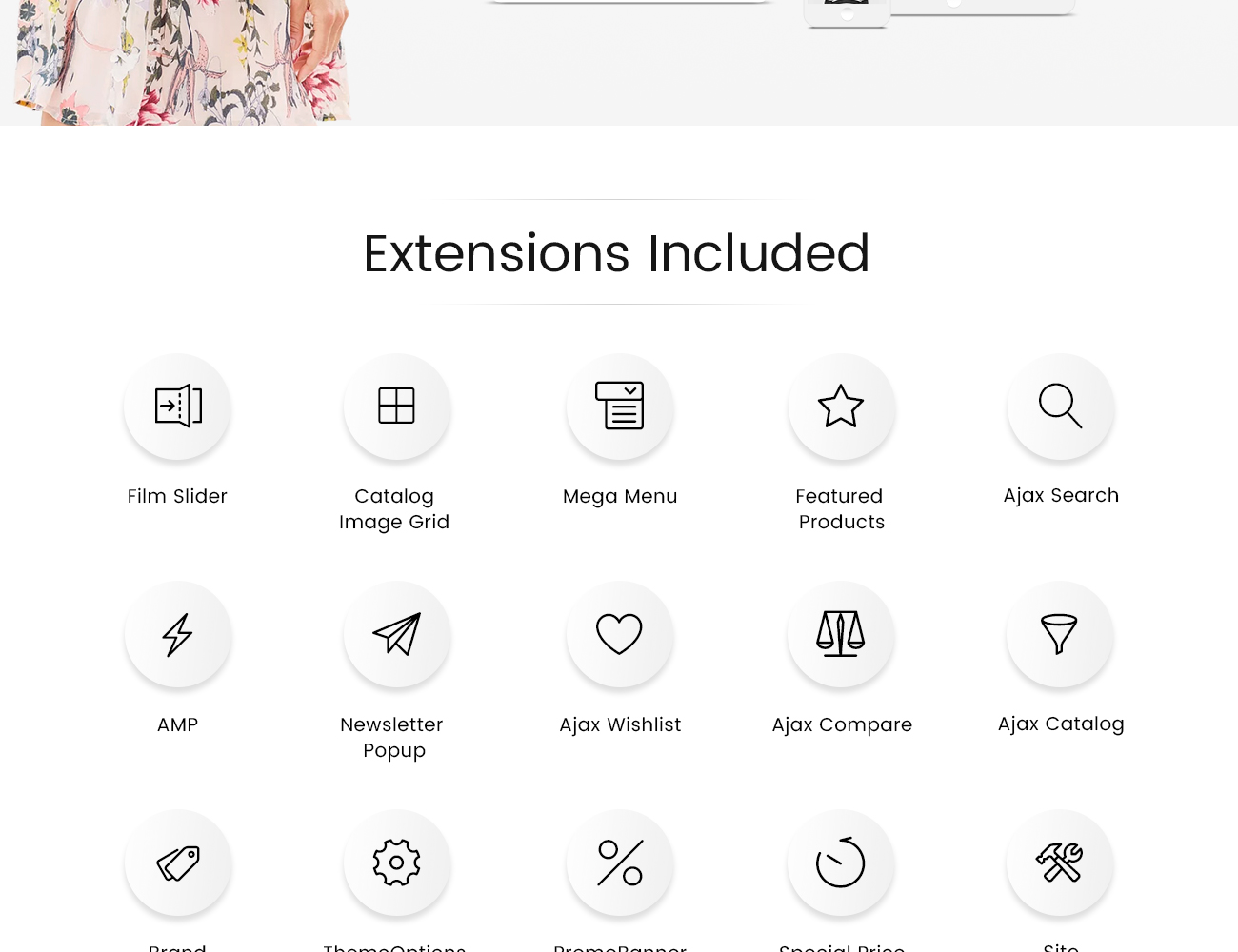 модный бутик magento theme