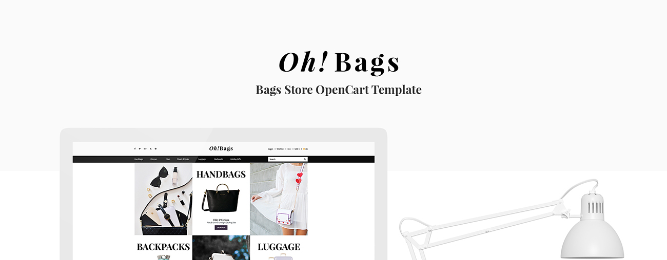 необычные сумки интернет-магазин opencart шаблон