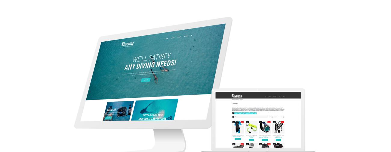 водолазное снаряжение интернет-магазин shopify тема