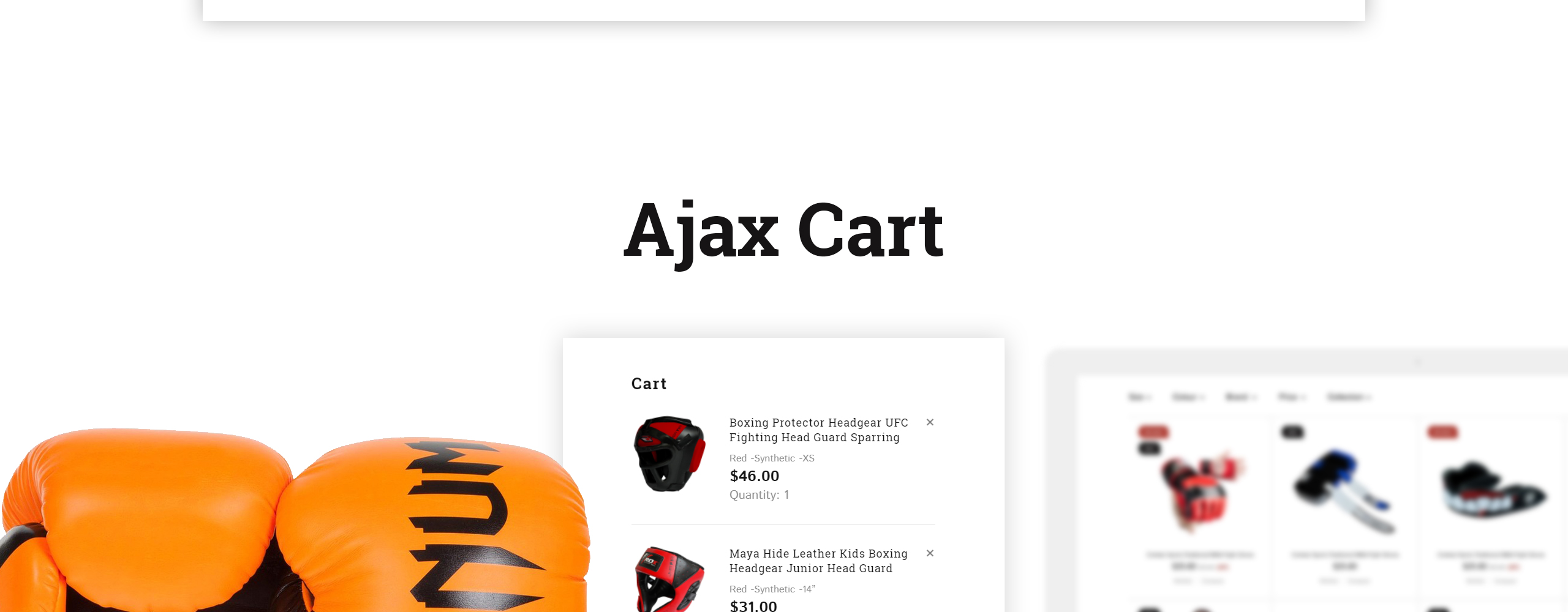 спортивное снаряжение и одежда для боевых искусств тема prestashop