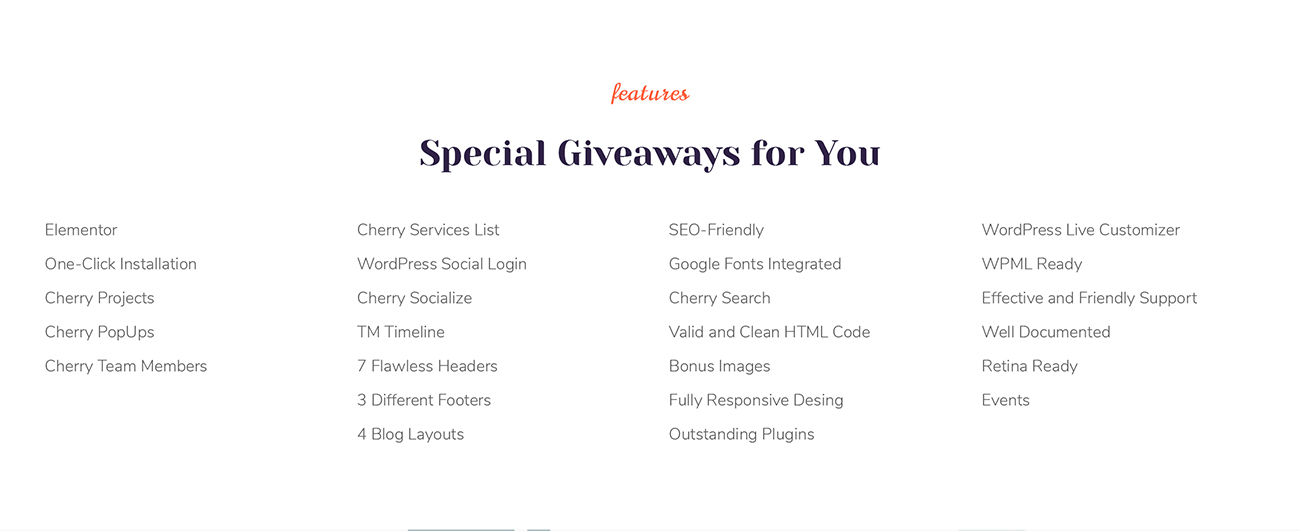 креативная тема wordpress elementor