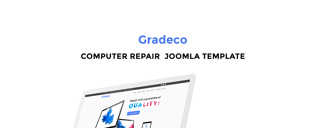 ремонт компьютера шаблон joomla