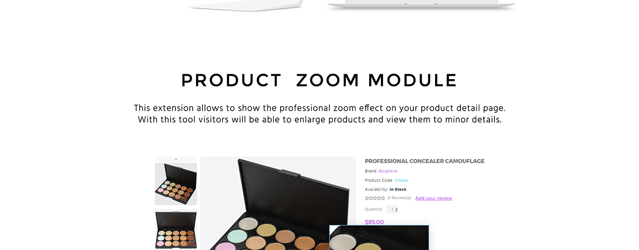 cosmetics &amp; makeup opencart template