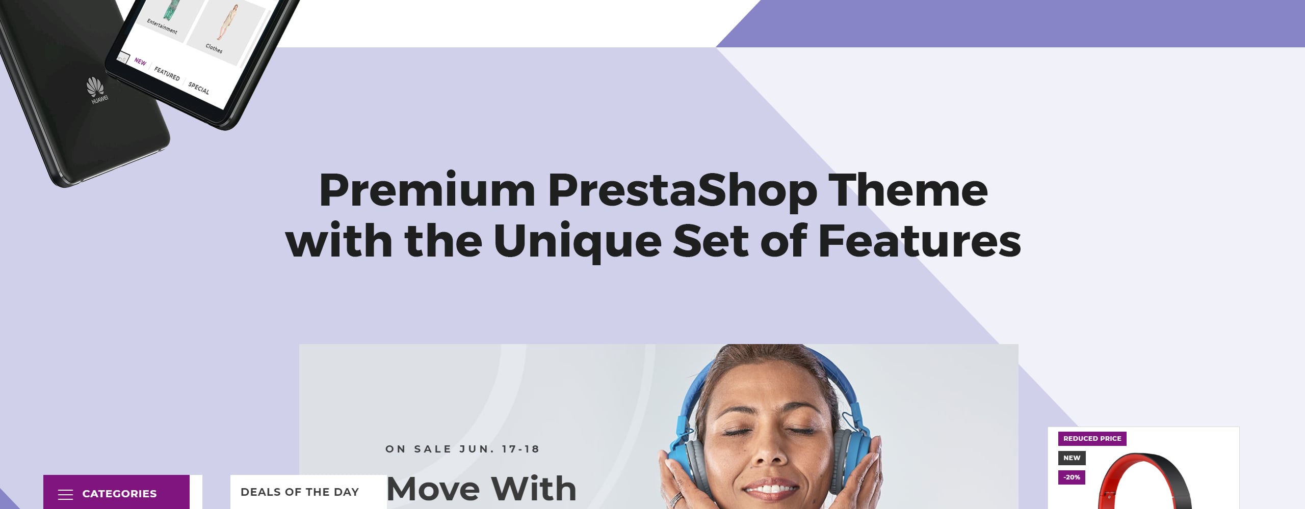 категория магазин prestashop тема