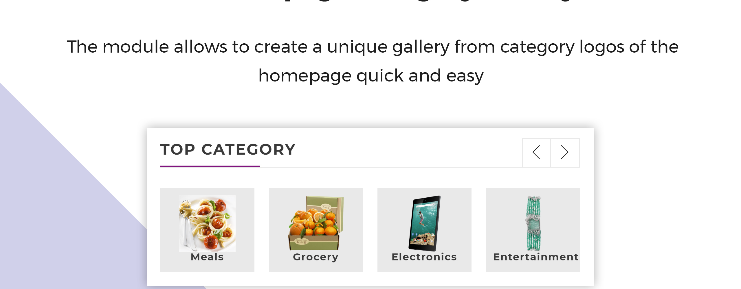 категория магазин prestashop тема