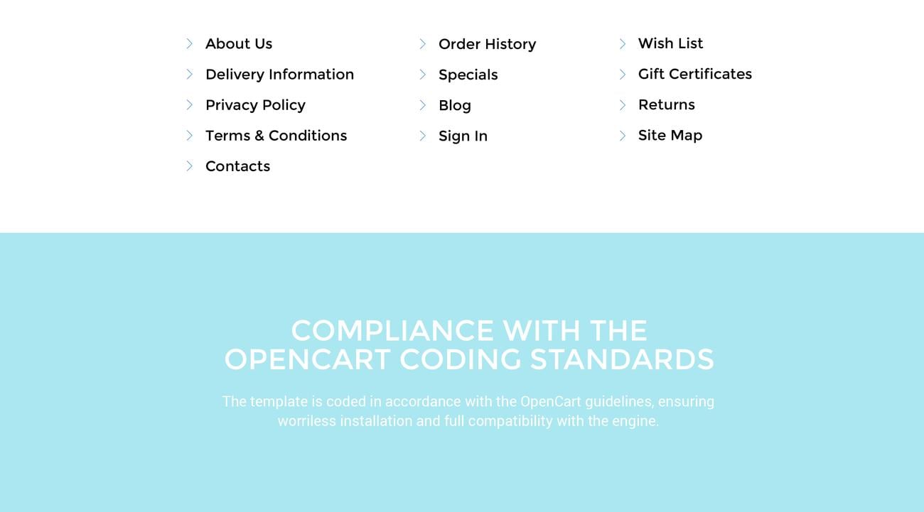 шаблон opencart для контактных линз