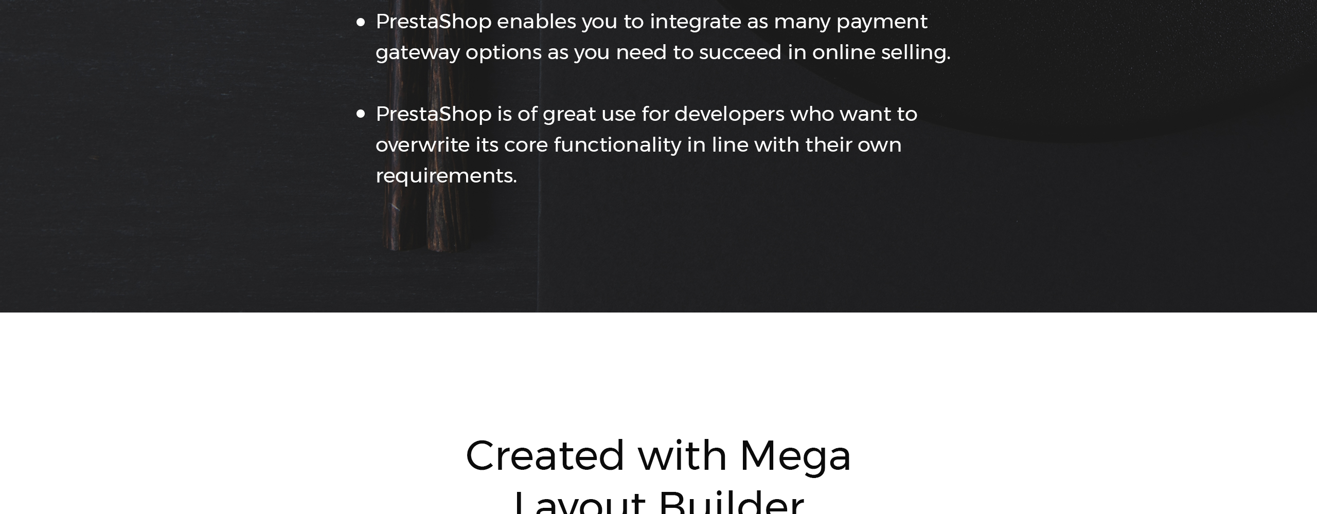 ресторан магазин prestashop тема