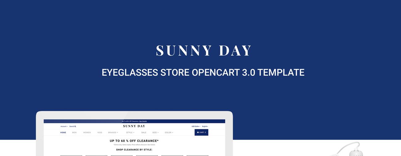 классные очки интернет-магазин opencart шаблон