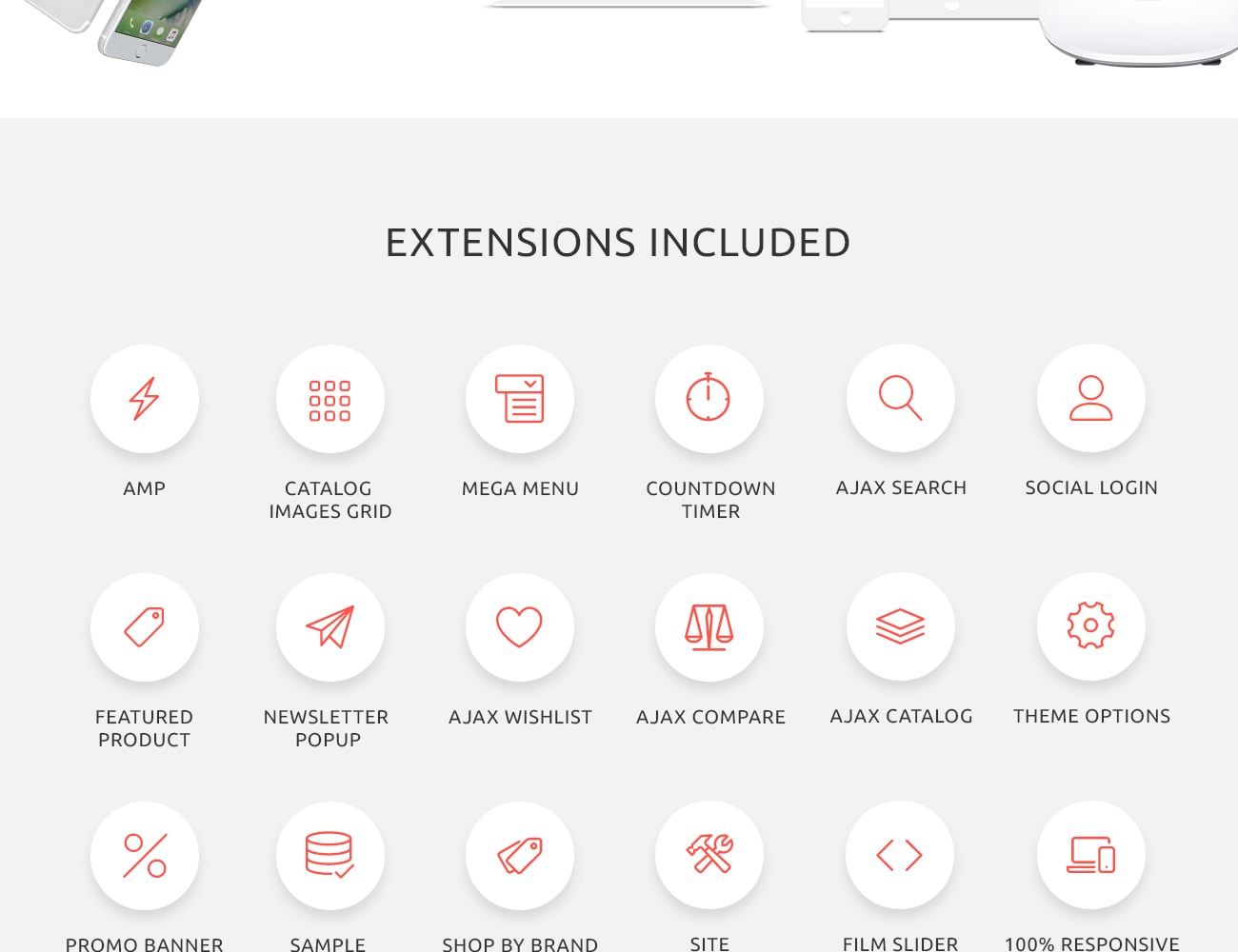магазин электроники magento тема