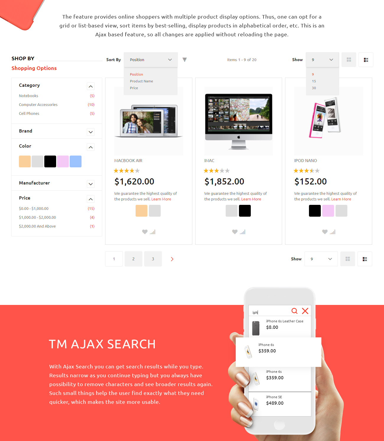 магазин электроники magento тема